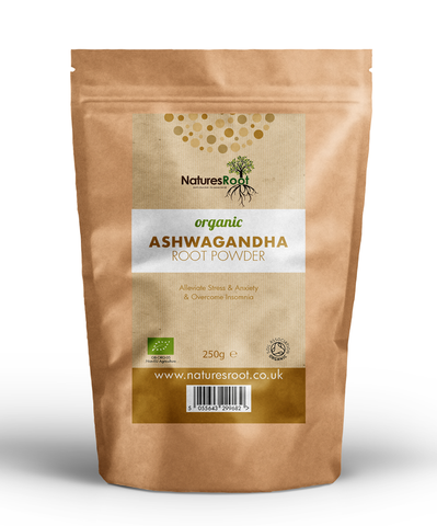 Organic Ashwagandha Powder by Nature's Root – 125g Herbal Powder