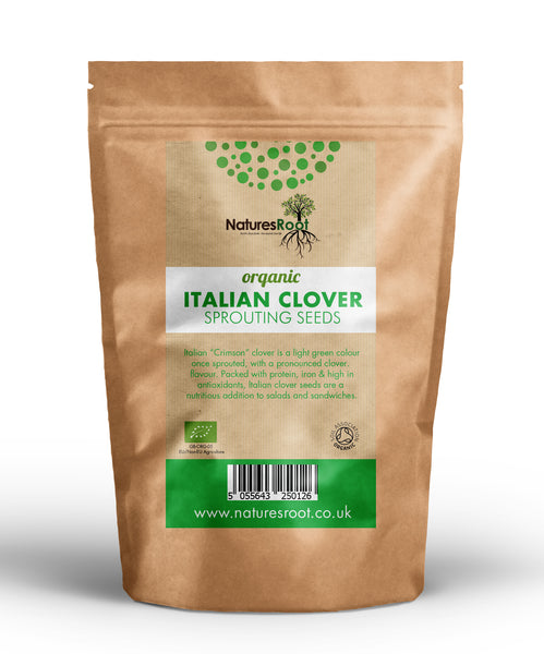 Organic Italian Clover Sprouting Seeds - Natures Root