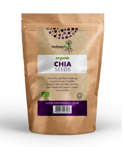 Organic Chia Seeds by Nature's Root – 250g Sprouting Seeds