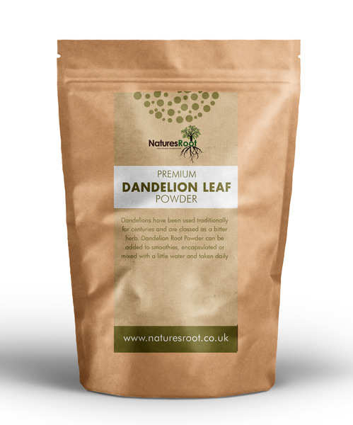 Premium Dandelion Leaf Powder by Nature's Root – 125g Functional Mushroom Powder