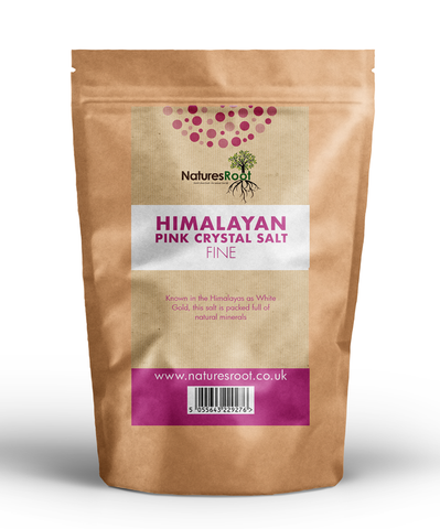 Himalayan Pink Salt (Fine) by Nature's Root – 500g Herbal Powder