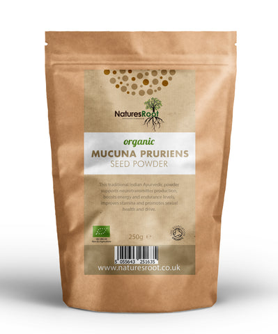 Organic Mucuna Powder by Nature's Root – 60g Herbal Powder