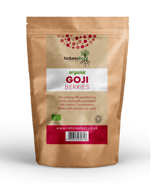 Organic Goji Berries by Nature's Root – 125g Natural Fruit Powder