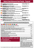 Premium Rehmannia Powder (Prepared) by Nature's Root – 1kg Herbal Powder