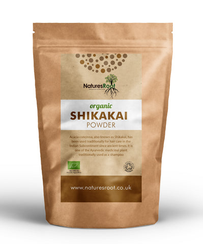 Organic Shikakai Powder by Nature's Root – 125g Herbal Powder