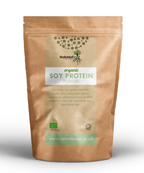 Organic Soy Protein Powder by Nature's Root – 125g Plant Protein Powder