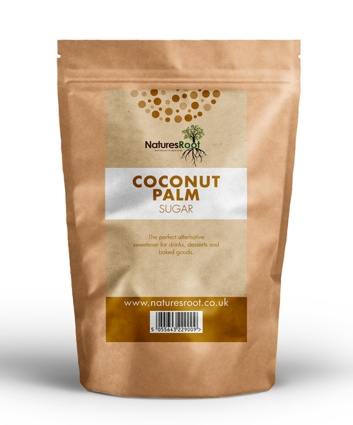 Organic Raw Coconut Palm Sugar by Nature's Root – 250g Herbal Powder