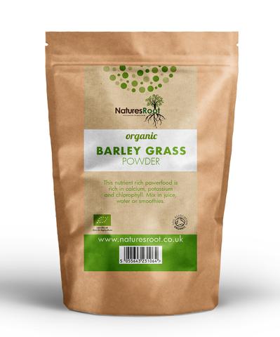 Organic Barley Grass Powder by Nature's Root – 125g Green Superfood Powder
