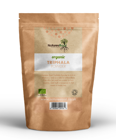Organic Triphala Powder by Nature's Root – 60g Herbal Powder