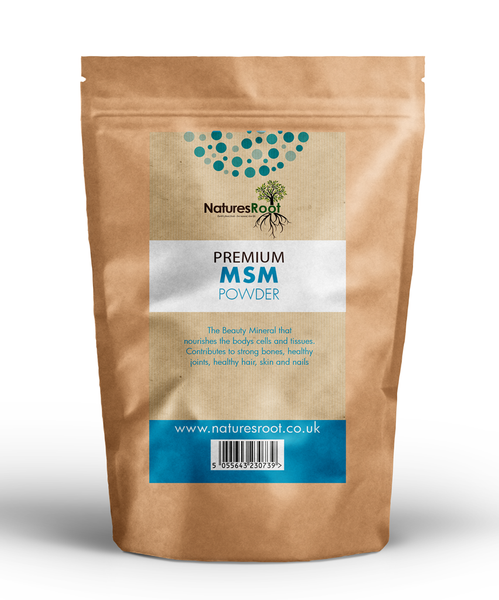 Premium MSM Powder by Nature's Root – 125g Herbal Powder