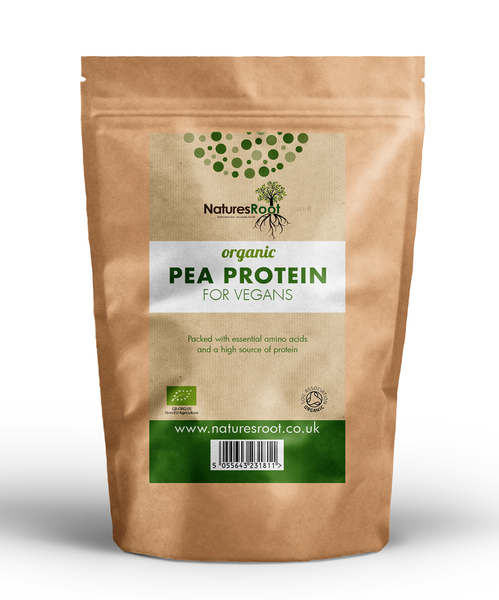 Organic Pea Protein Powder by Nature's Root – 125g Plant Protein Powder