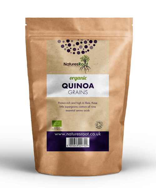 Organic Quinoa Grains by Nature's Root – 125g Herbal Powder