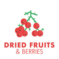 Trockenfrüchte und Beeren