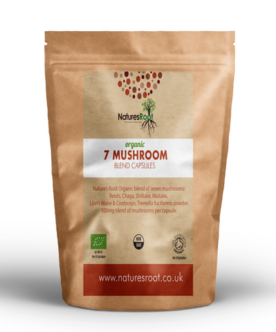 Organic 7 Mushroom Blend Capsules - Natures Root