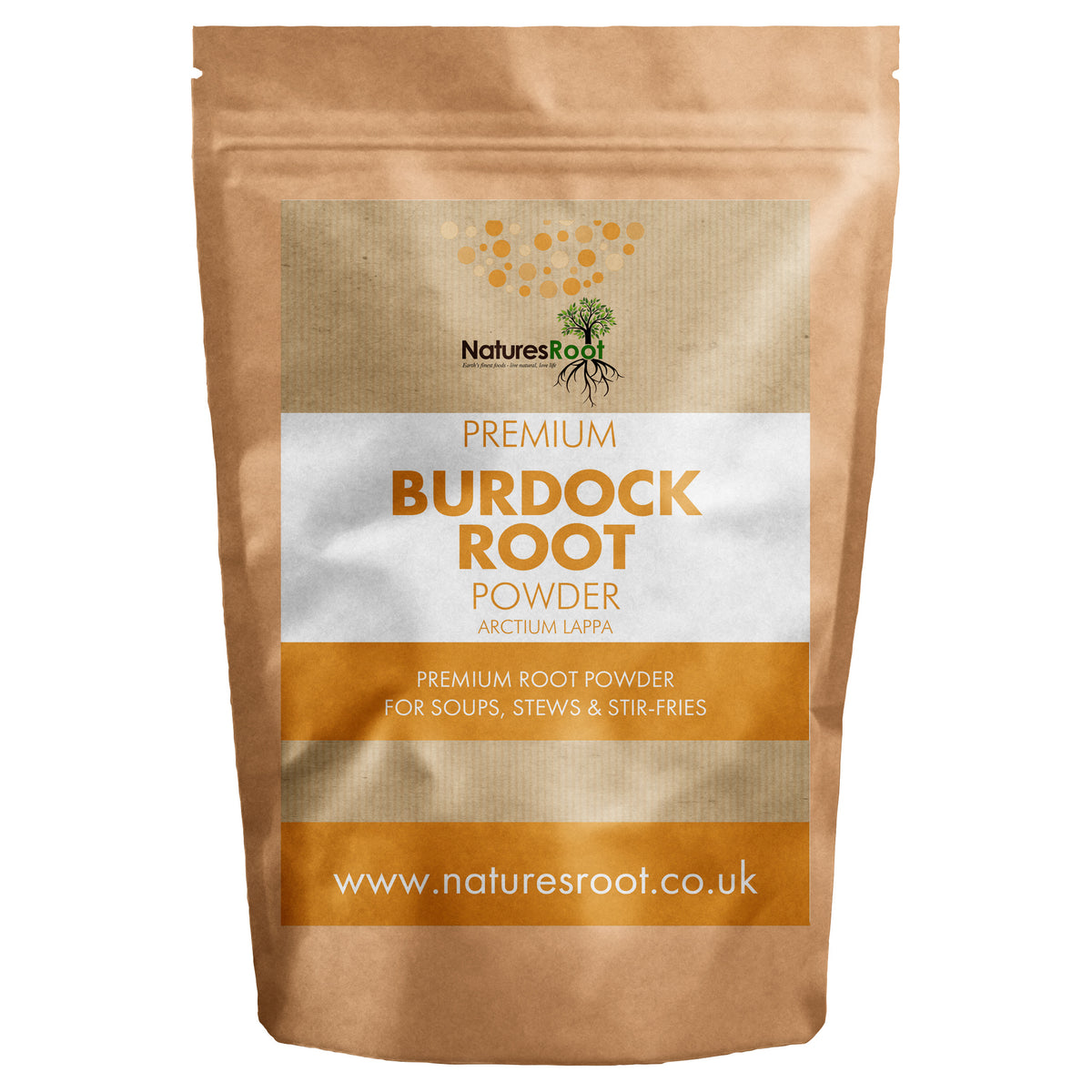Premium Burdock Root Powder - front of pack
