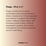 Tin of GoMush® Chaga Mushroom Extract Powder, 60g (image 3)