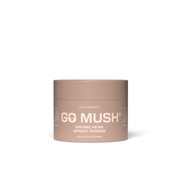 Tin of GoMush® Reishi Mushroom Extract Powder, 60g