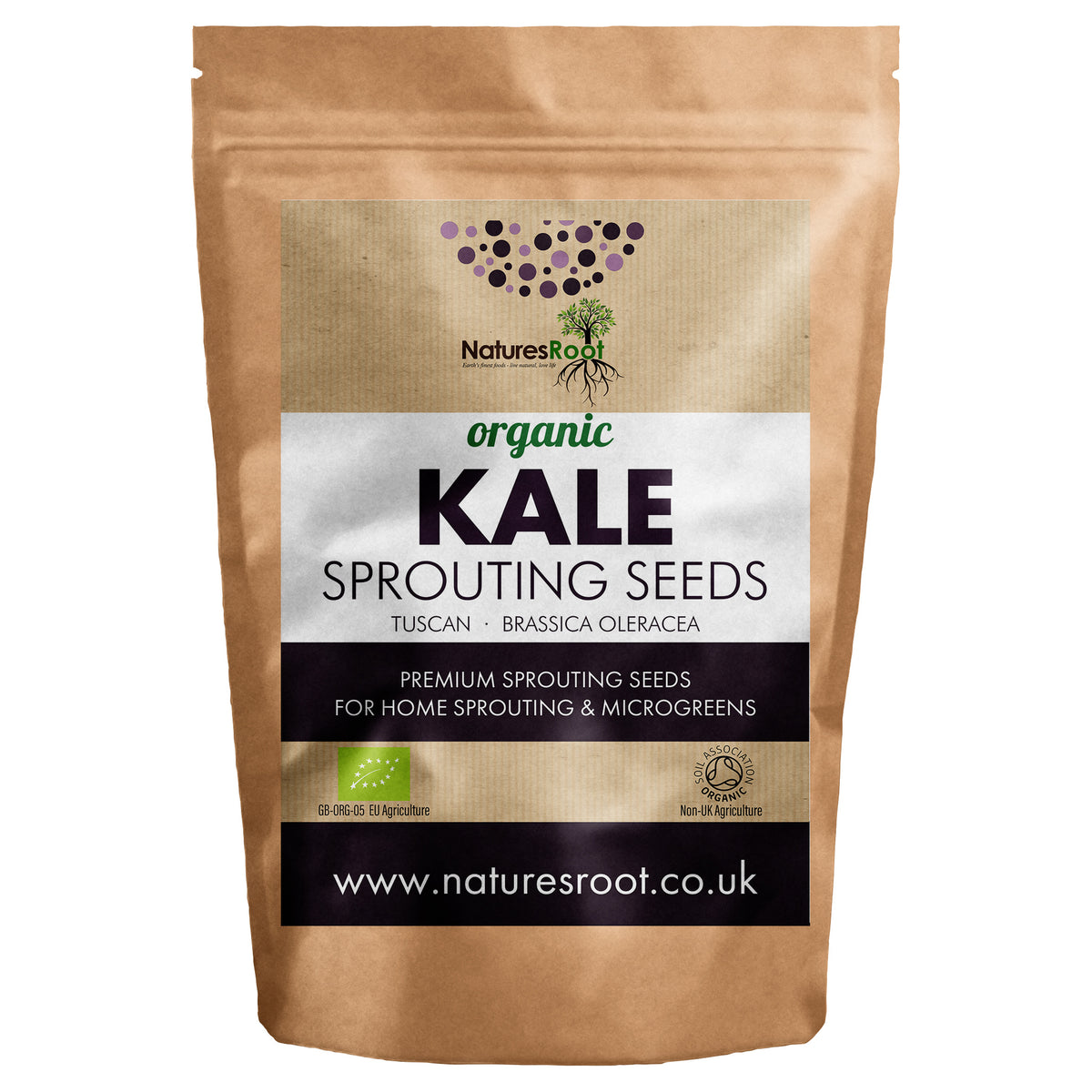 Organic 'Nero di Toscana' Kale Seeds - front of pack