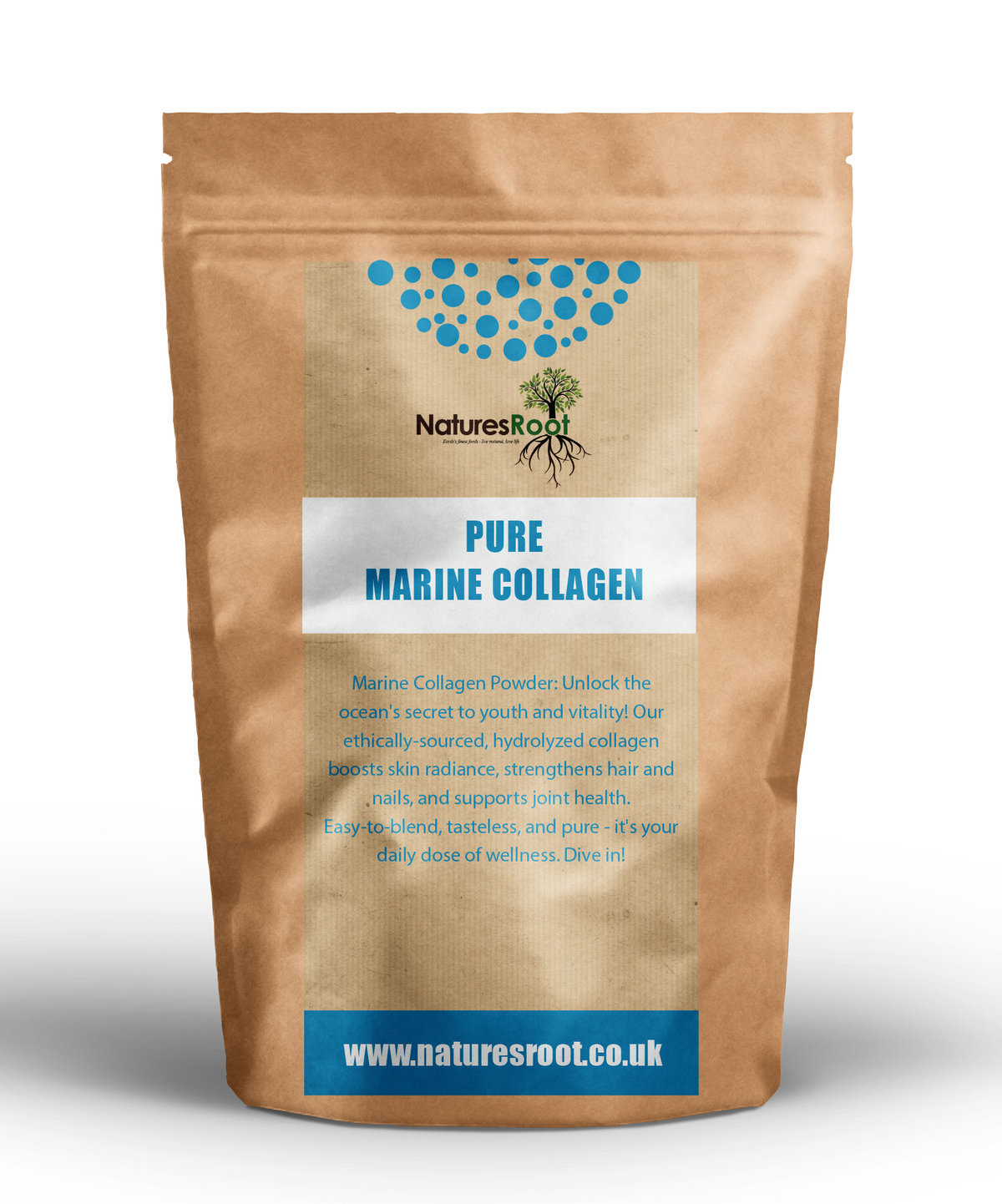 Marine-Kollagen-Pulver von Nature's Root – 300 g