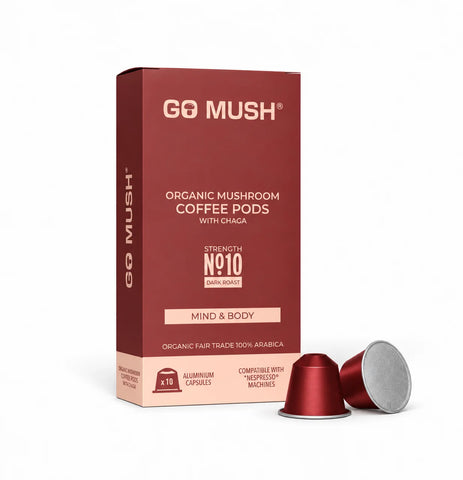 GoMush® Chaga Mushroom Coffee Pods