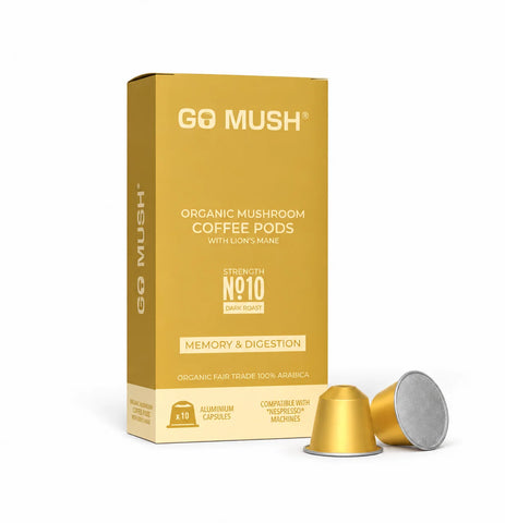 GoMush® Lion's Mane Mushroom Coffee Pods
