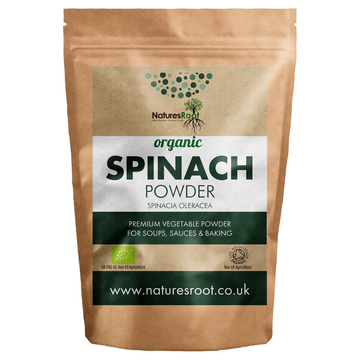 Organic Spinach Powder - front of pack