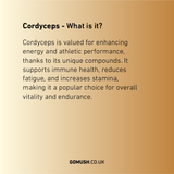 Tin of GoMush® Cordyceps Mushroom Extract Powder, 60g (image 4)
