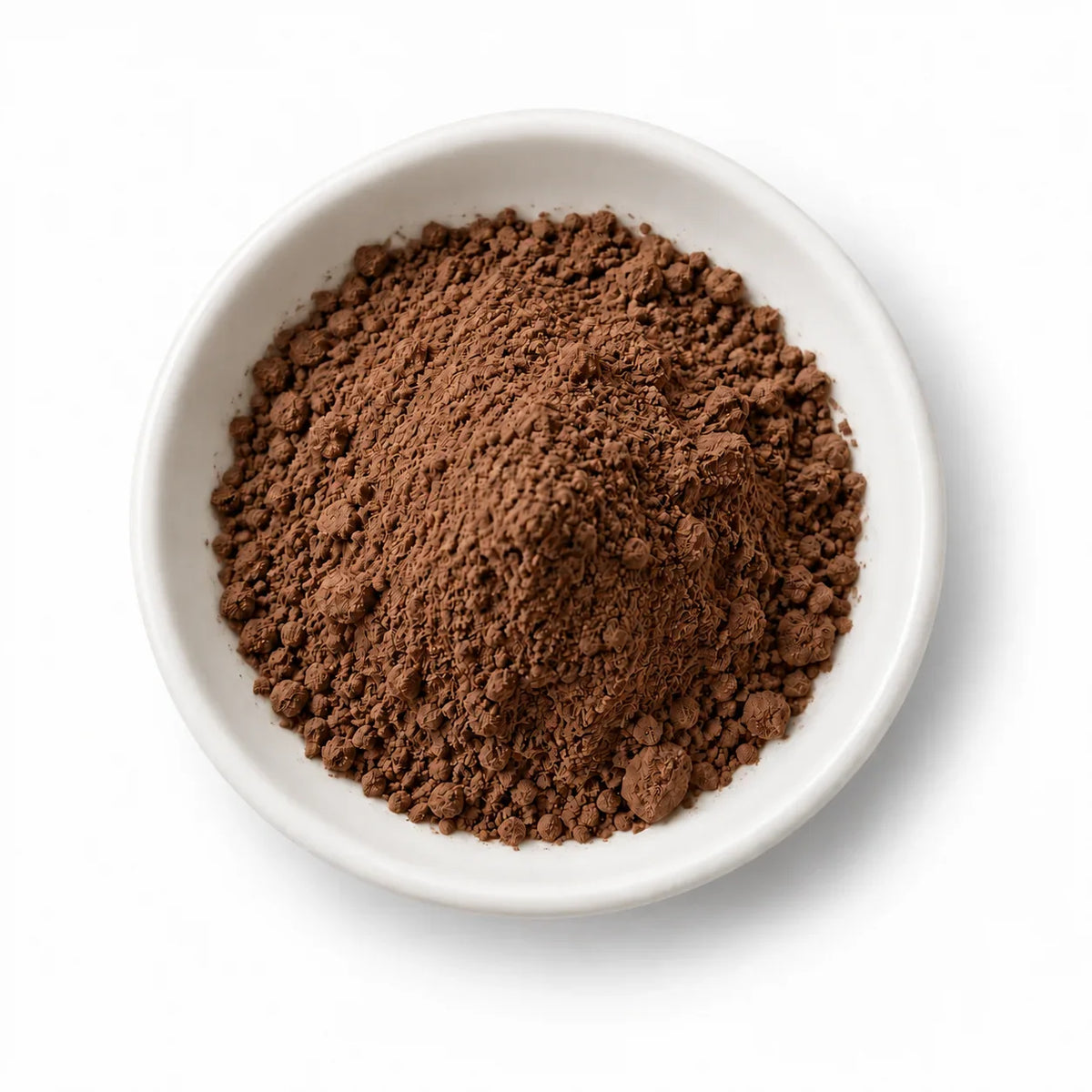 GoMush® Chaga-Pilzextrakt-Pulver in einer weißen Schale