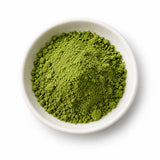GoMush® Lavender Matcha Latte Mix in a white dish