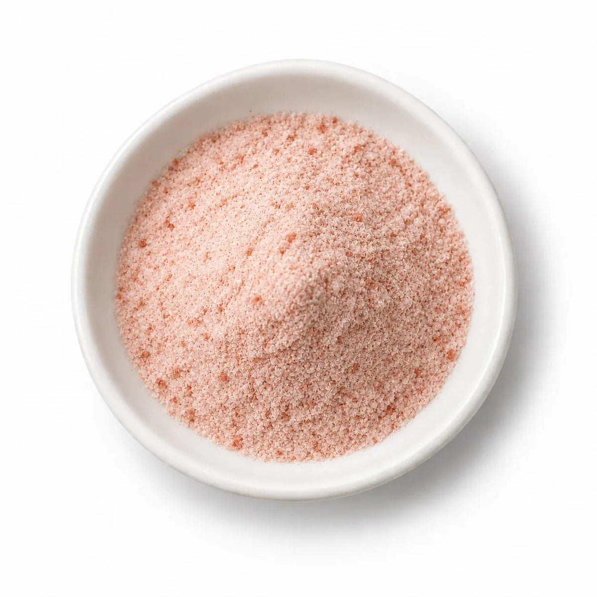 Himalayan Pink Salt (Fine) in a white dish