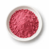 Raspberry Powder in a white dish