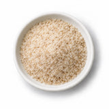 Organic Psyllium Husk in a white dish