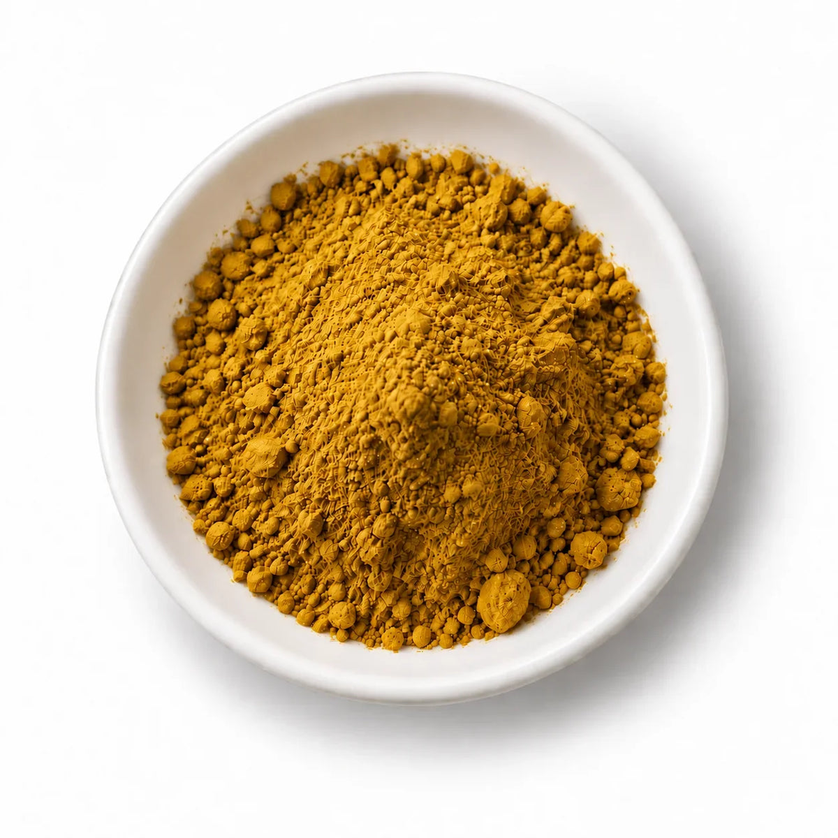 Organic Guarana Powder in a white dish
