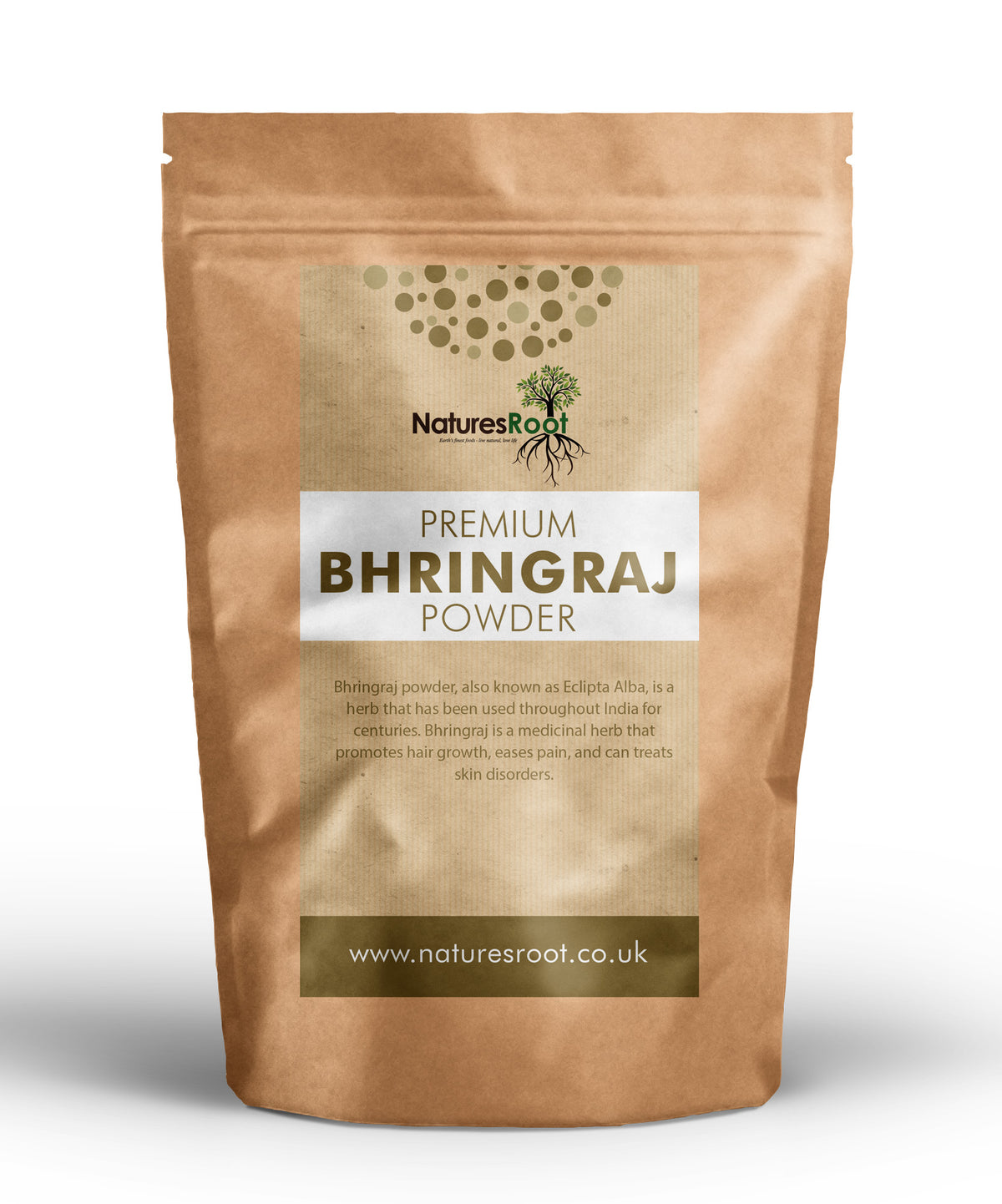 Premium Bhringraj Powder by Nature's Root – 125g