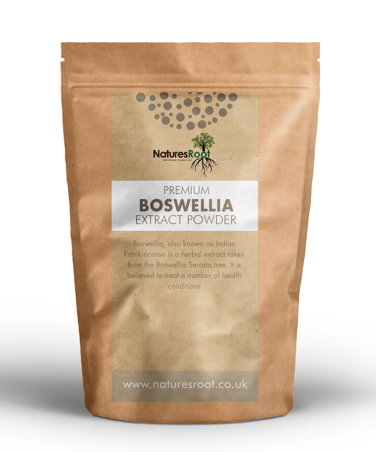 Premium Boswellia Powder (Frankincense Powder) by Nature's Root – 60g