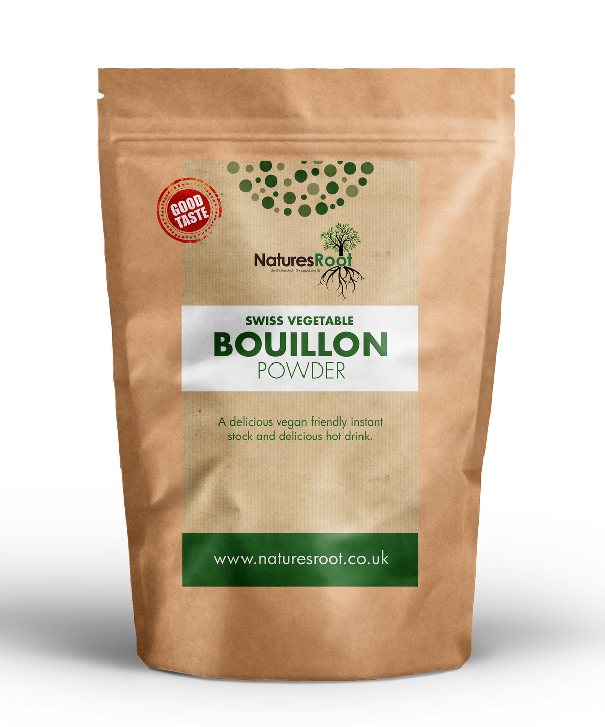Premium Vegetable Bouillon Powder by Nature's Root – 125g