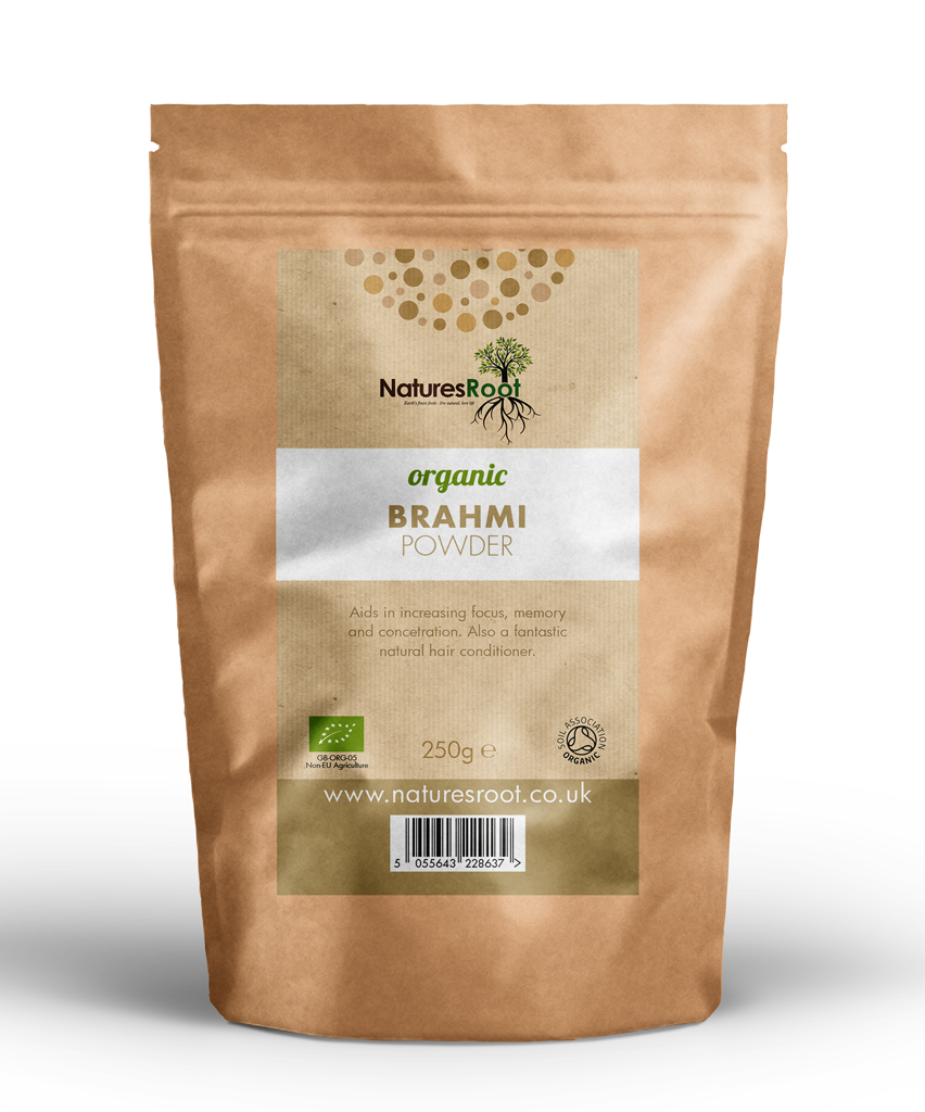 Organic Brahmi Powder by Nature's Root – 125g