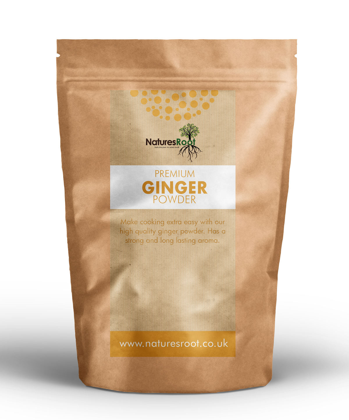 Premium Ingwerpulver von Nature's Root – 125 g
