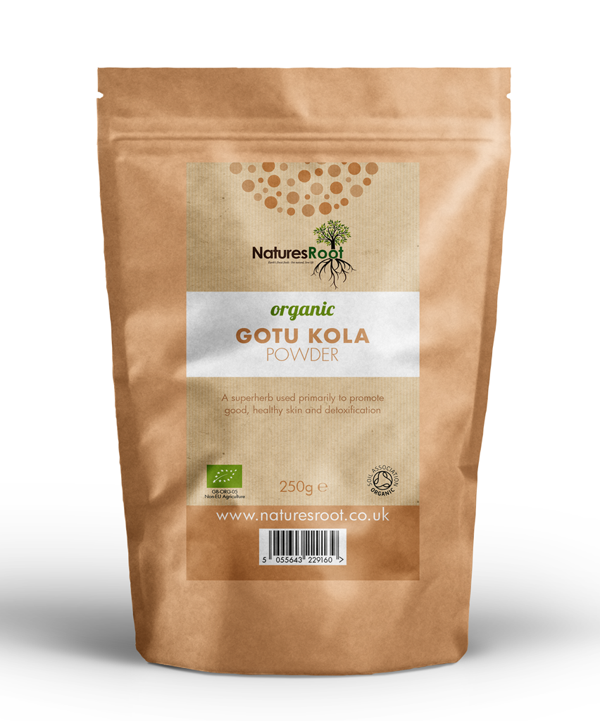 Organic Gotu Kola Powder by Nature's Root – 60g