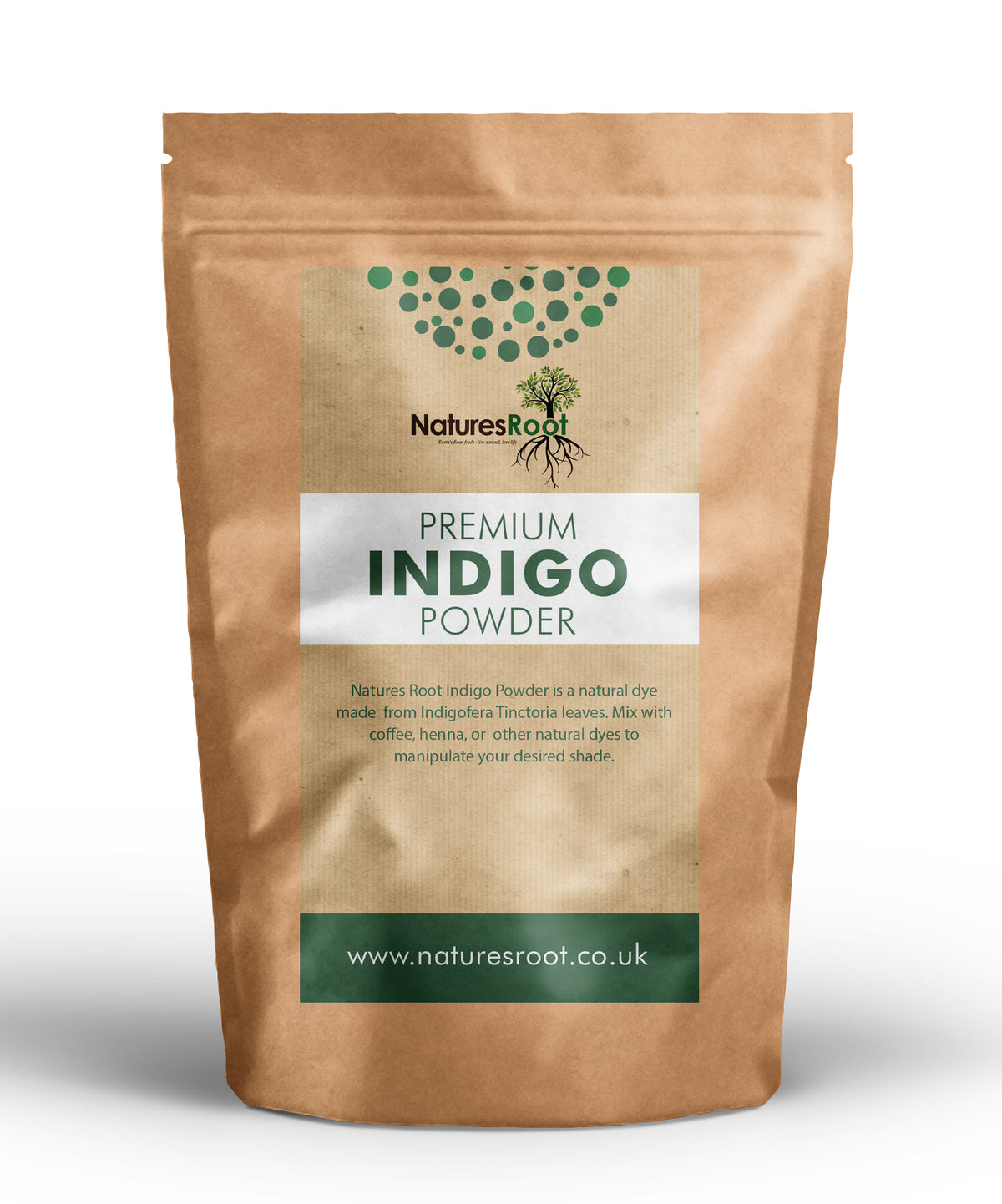 Premium Indigo-Pulver von Nature's Root – 125 g