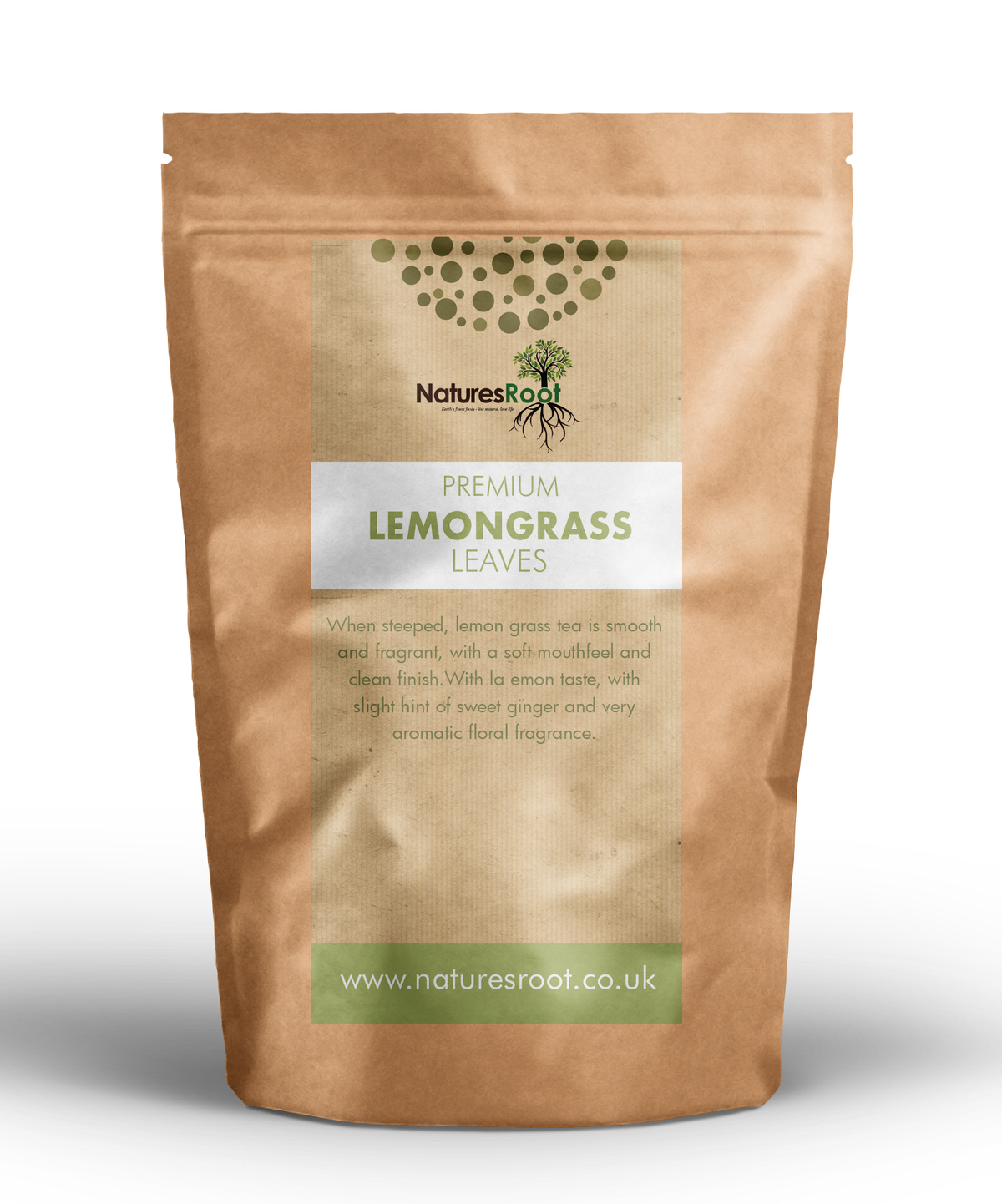 Premium Zitronengras-Blätter von Nature's Root – 125 g