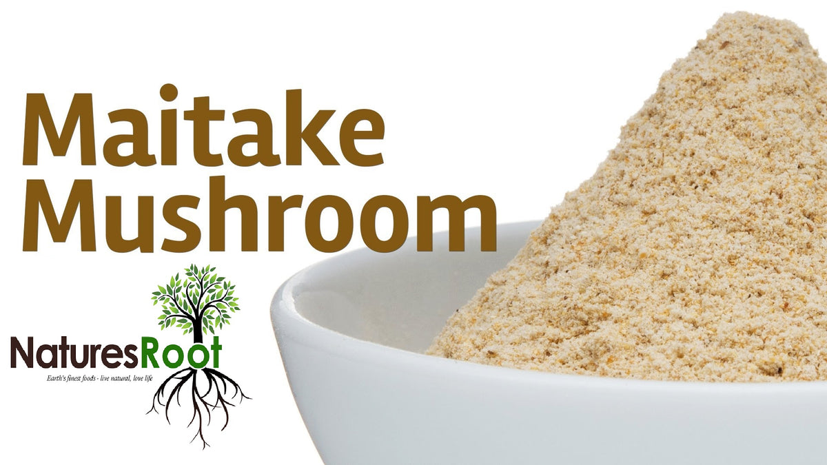 Organic Maitake Mushroom Powder by Nature's Root – 250g