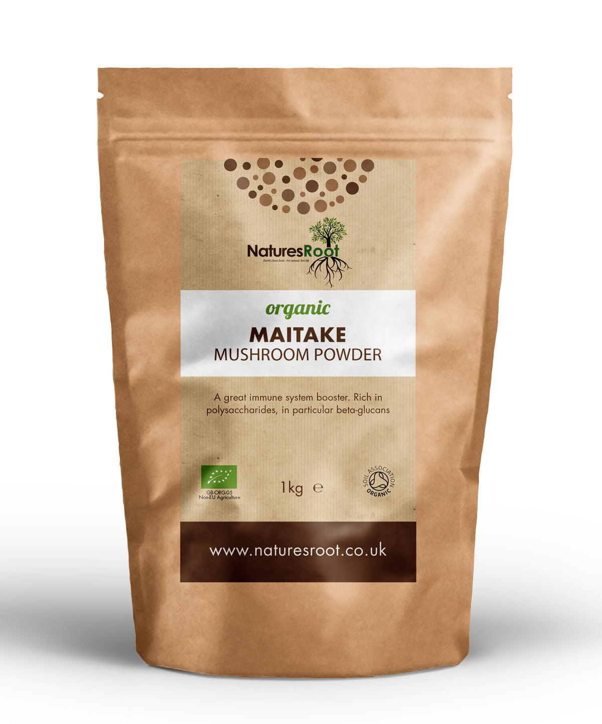 Organic Maitake Mushroom Powder by Nature's Root – 60g