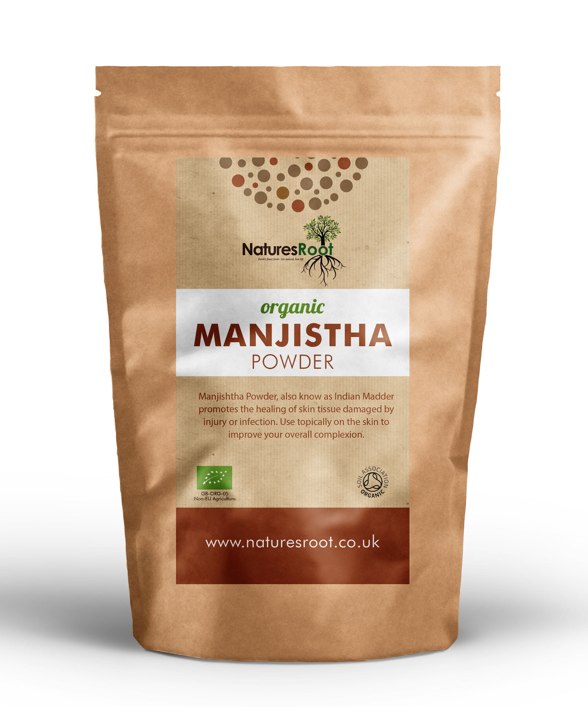 Organic Manjistha Powder by Nature's Root – 125g
