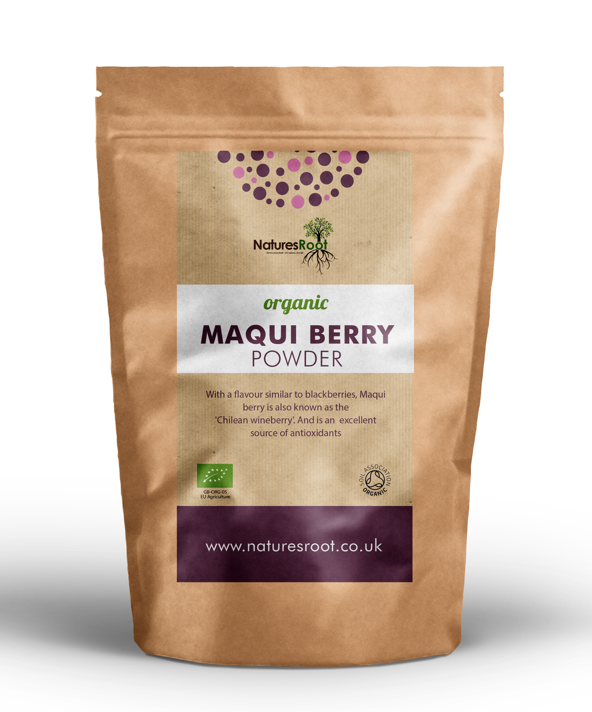 Organic Maqui Berry Powder by Nature's Root – 30g