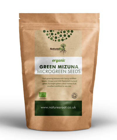 Organic Mizuna Green Sprouting Seeds