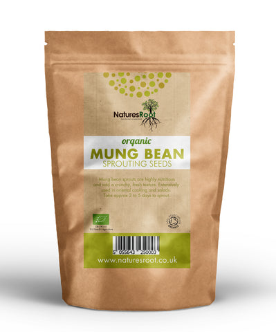 Organic Mung Bean Sprouting Seeds - Natures Root