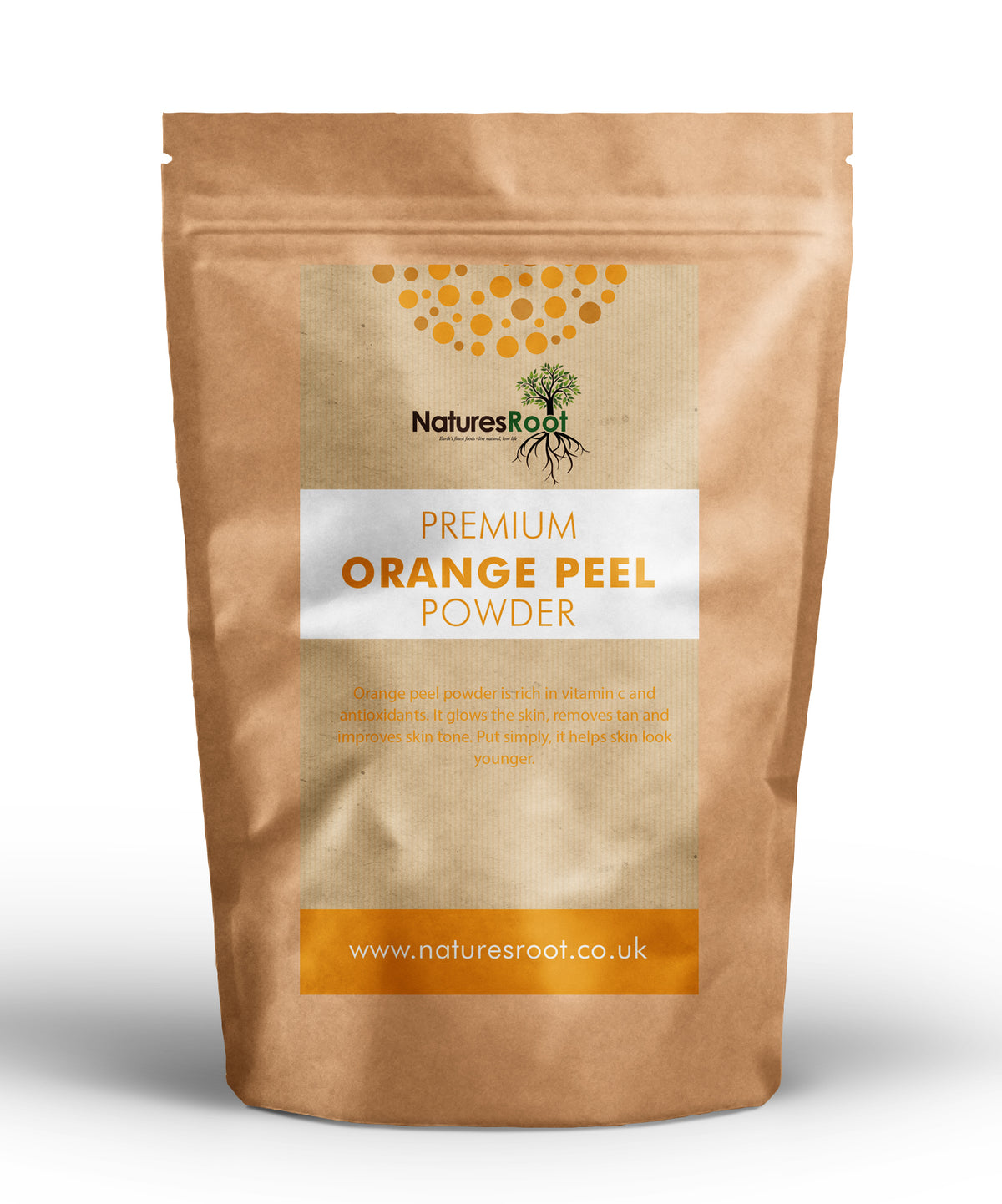 Premium Orange Peel Powder by Nature's Root – 125g