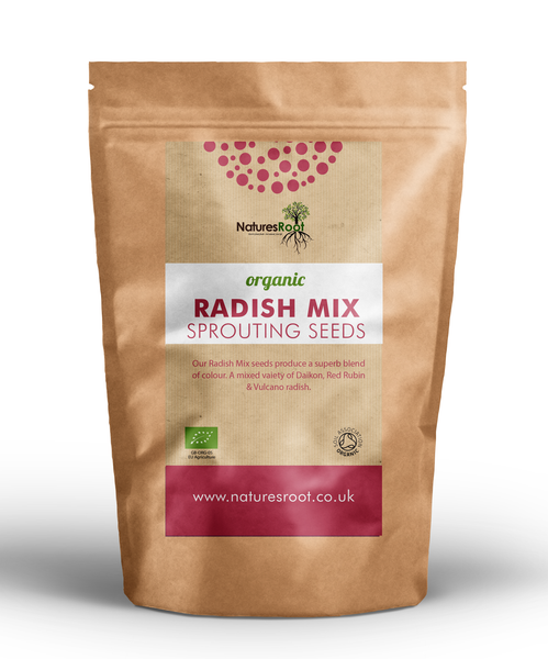 Organic 'Radish Mix' Sprouting Seeds - Natures Root