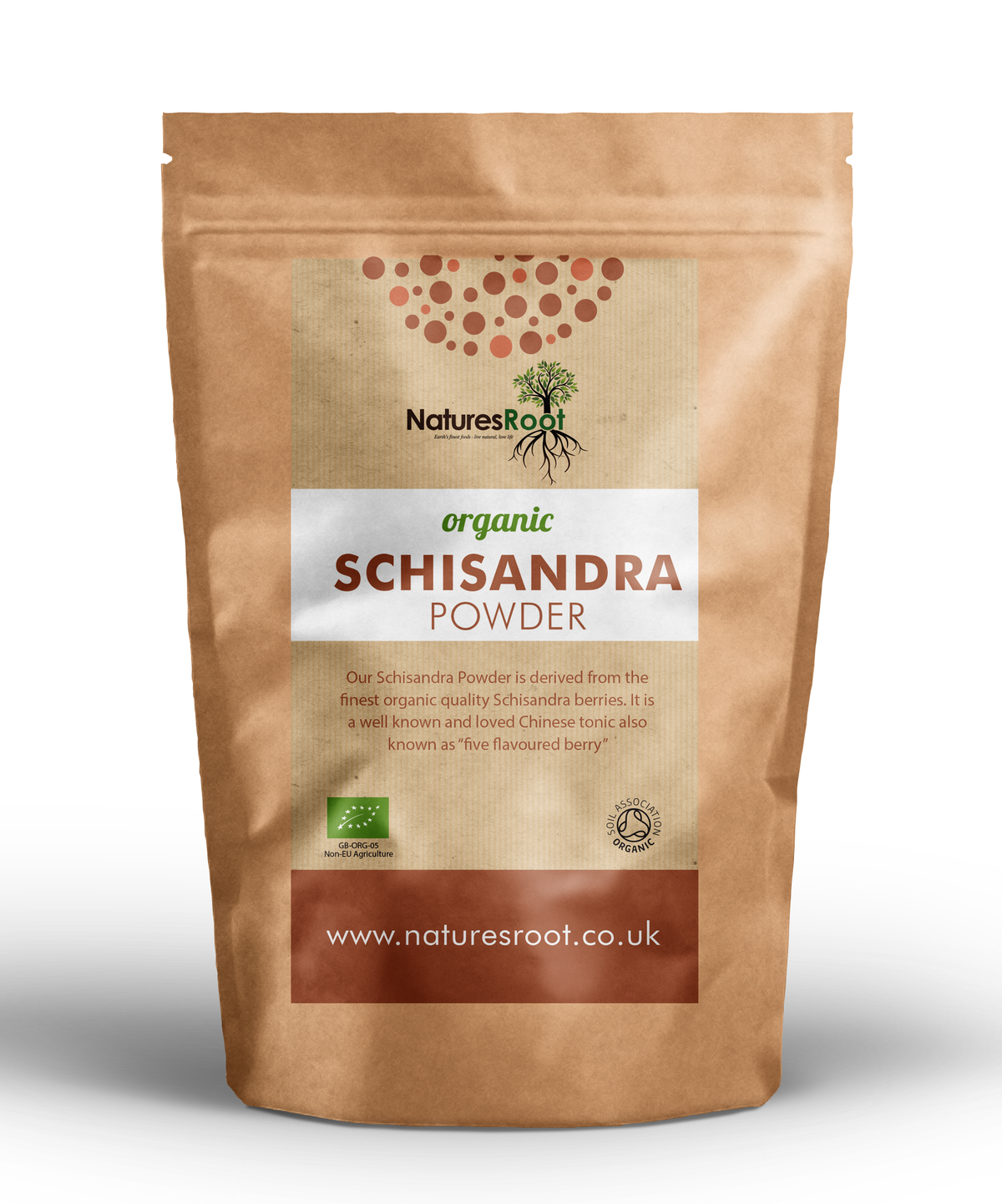 Bio-Schisandra-Pulver (Wu Wei Zi) von Nature's Root – 125 g